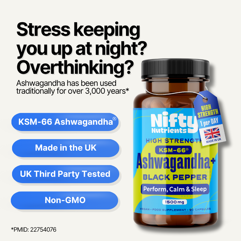High Strength Ashwagandha + Black Pepper