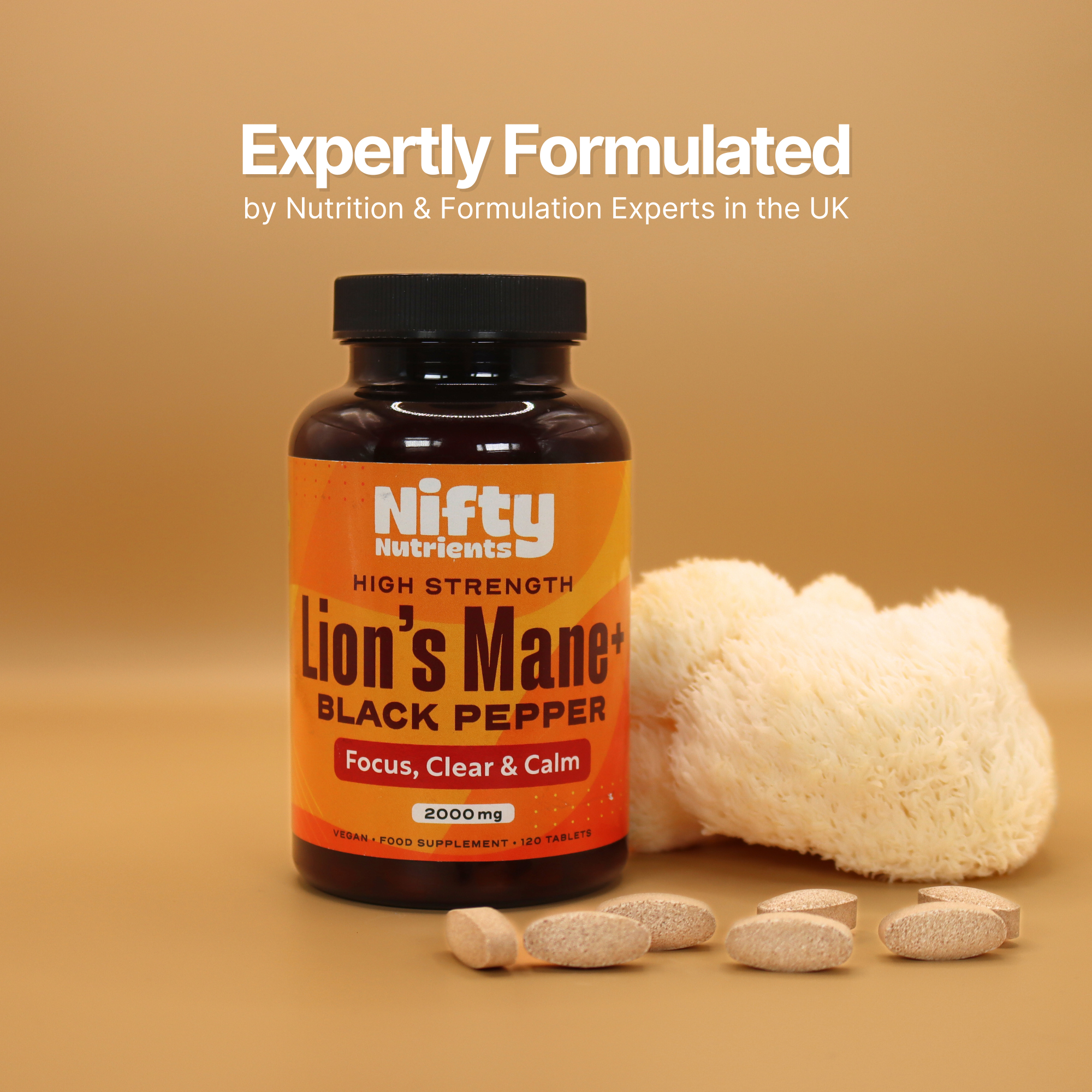 High Strength Lion's Mane + Black Pepper