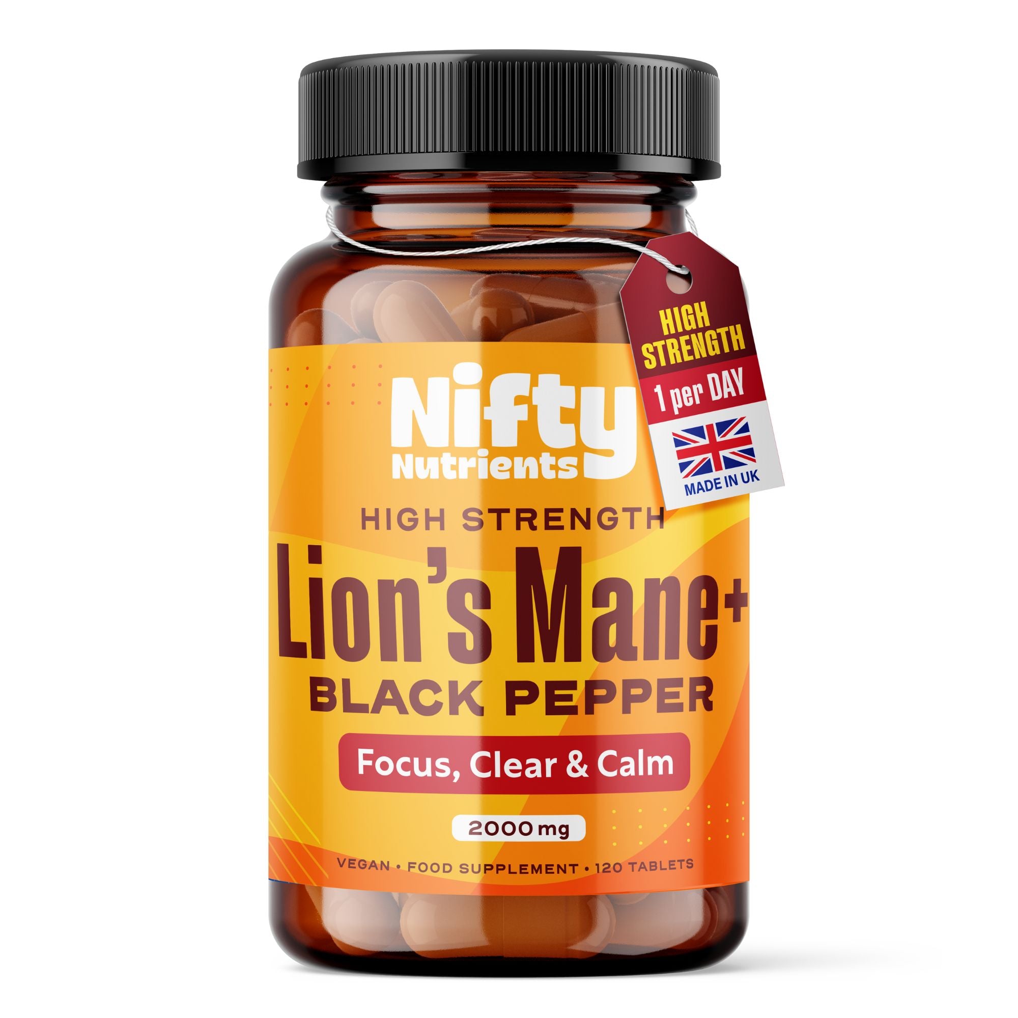 High Strength Lion's Mane + Black Pepper